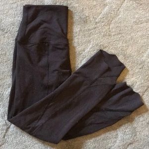 Lululemon - Size 6 Black, high-waisted laxer cut